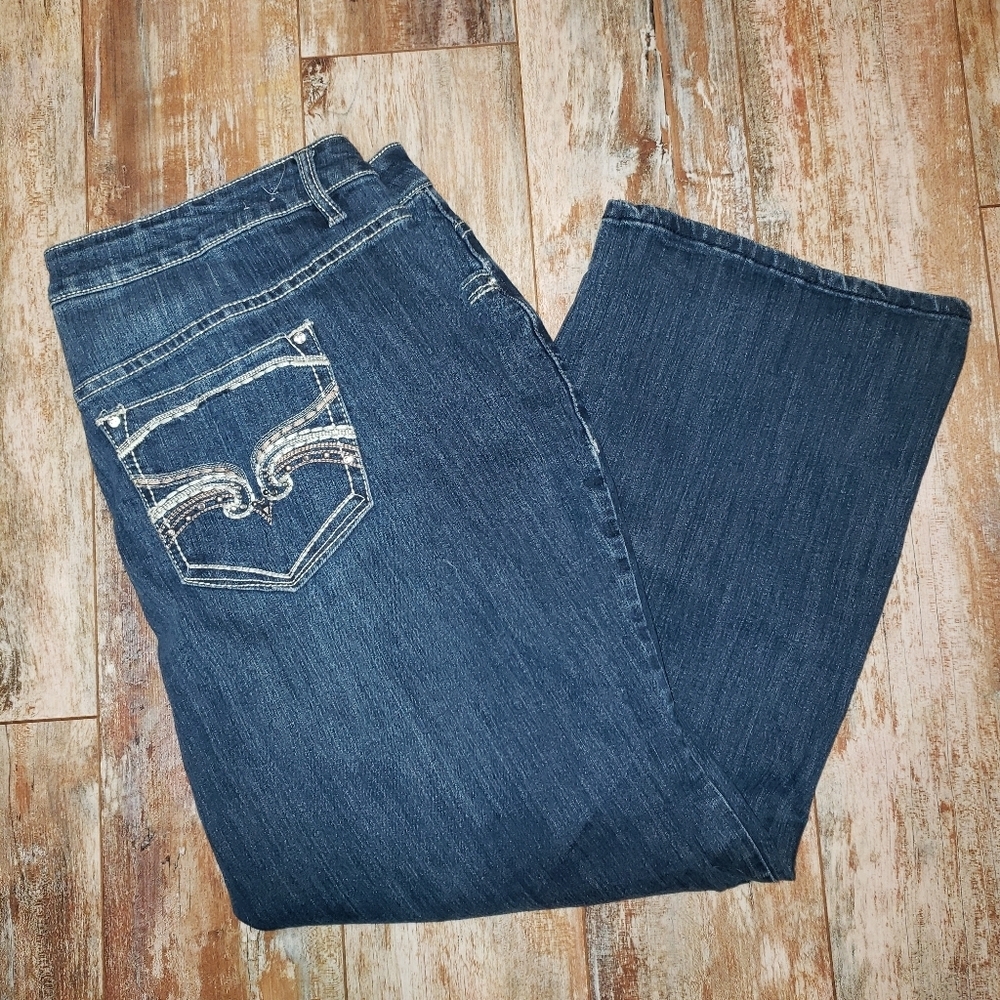 20P Women's Avenue Boot Cut Jeans -Very Nice! - Picture 1 of 8